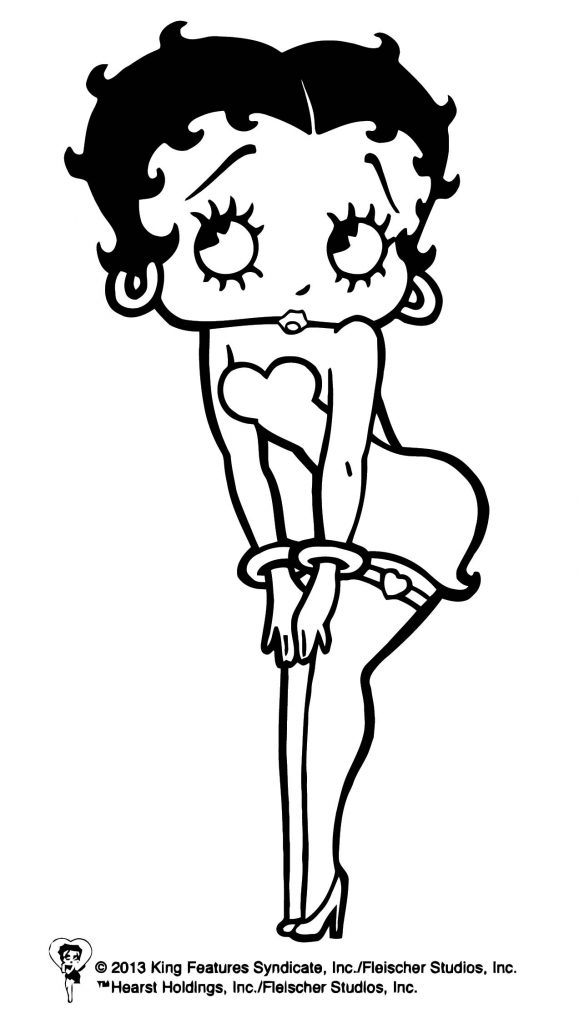 Betty Boop We Coloring Page 353 - Wecoloringpage.com