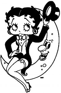Betty Boop We Coloring Page 388