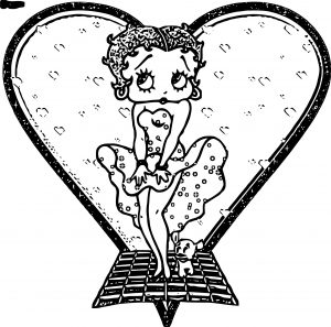 Betty Boop We Coloring Page 406