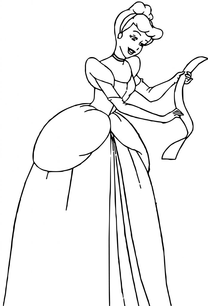 Cinderella Coloring Pages 042 - Wecoloringpage.com