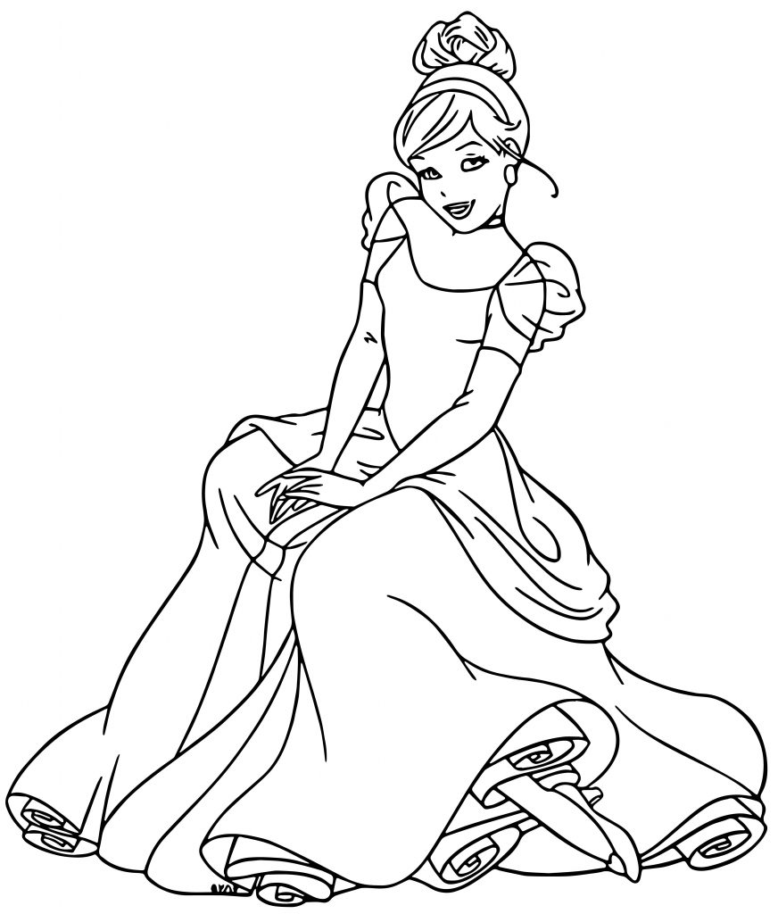 Cinderella Coloring Pages 087 1764