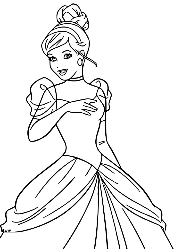 Cinderella Coloring Pages 120 - Wecoloringpage.com