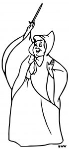 Cinderella Fairy Godmother Coloring Pages 17