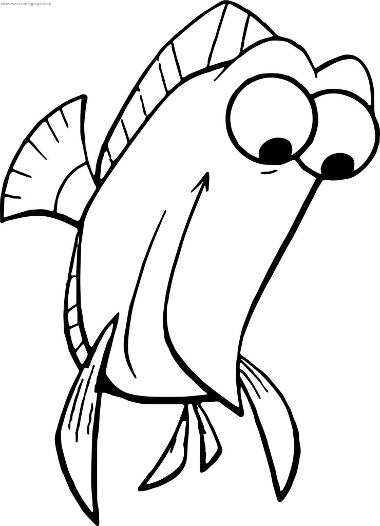 Disney Finding Nemo Tall Fish Coloring Pages - Wecoloringpage.com