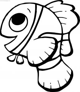 Disney Finding Nemonemo Side View Coloring Pages