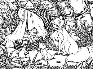 Disney The Aristocats Coloring Page 053