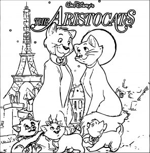 Disney The Aristocats Coloring Page 196