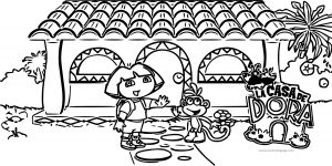 Dora The Explorer Movies And Tv Shows Coloring Page