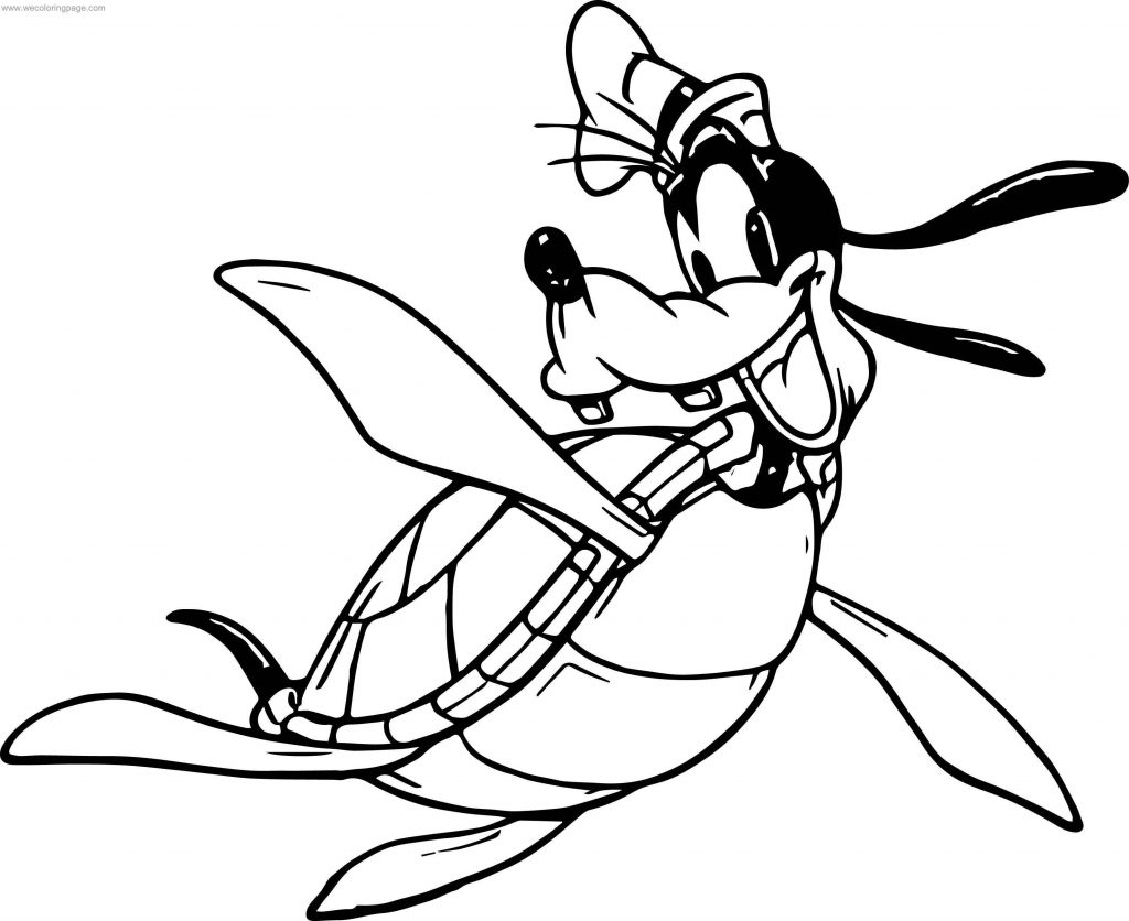 Goofy Turtle Coloring Page - Wecoloringpage.com