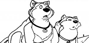 Kirby And Ralph Kirby From Balto Wolf Coloring Page