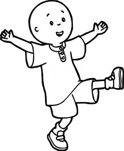 Caillou Coloring Page WeColoringPage 049
