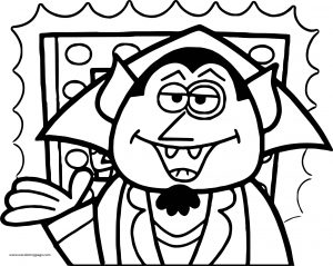 Count Sesame Street Coloring Page