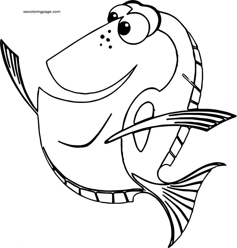 Disney Finding Nemo Marvin Coloring Pages | Wecoloringpage.com