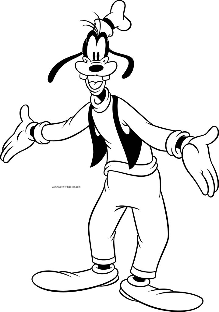 Disney Goofy Me Coloring Page - Wecoloringpage.com