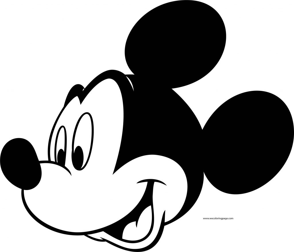 Disney Mickey Face Look Coloring Page - Wecoloringpage.com