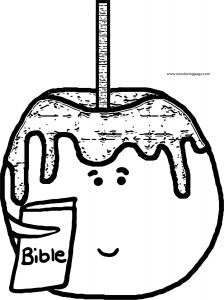 Fall Bible Candy Coloring Page