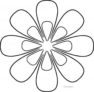 Flower Coloring Page Wecoloringpage 001
