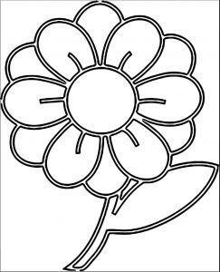Flower Coloring Page Wecoloringpage 101