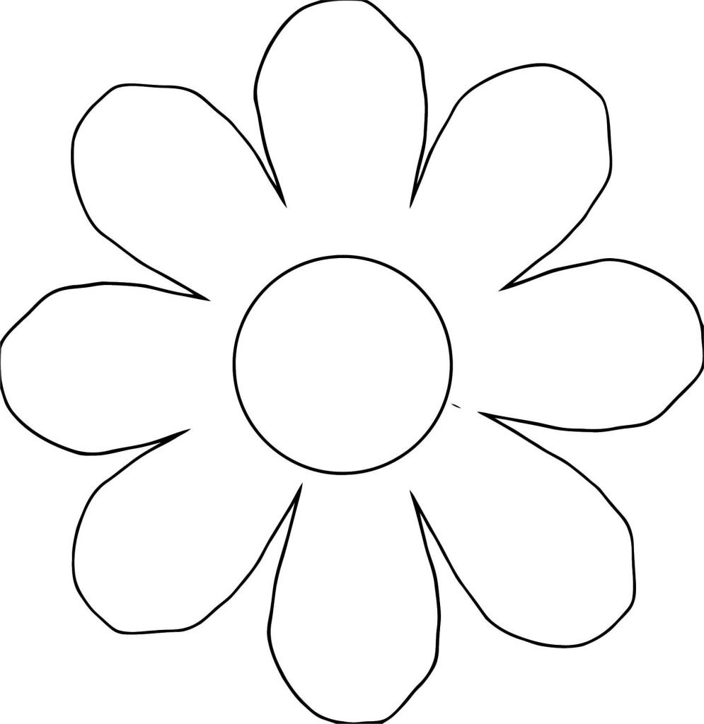 Sun Flower Coloring Page Gray | Wecoloringpage.com