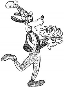 Goofy Coloring Pages 12