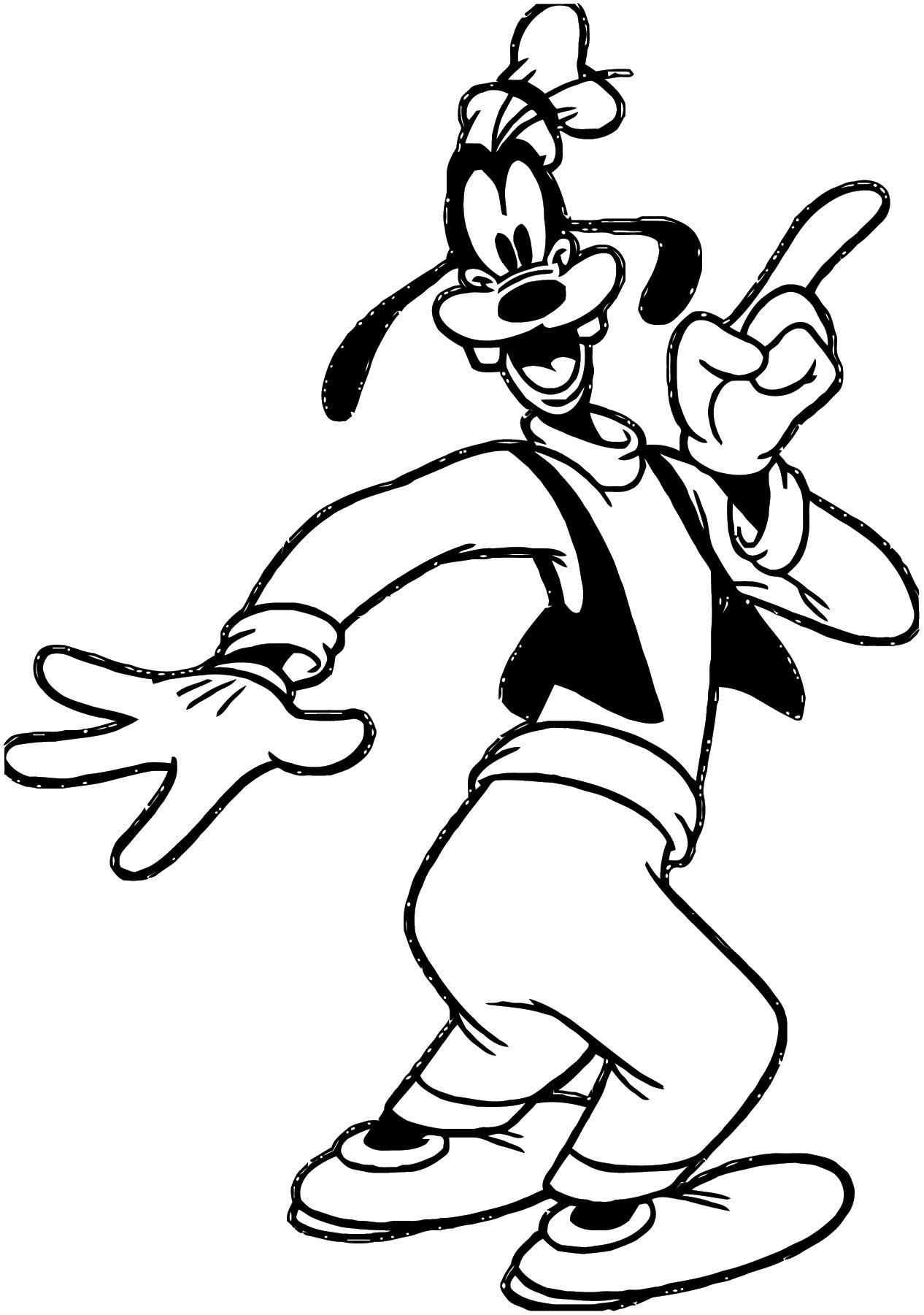 Goofy Coloring Pages 36 - Wecoloringpage.com