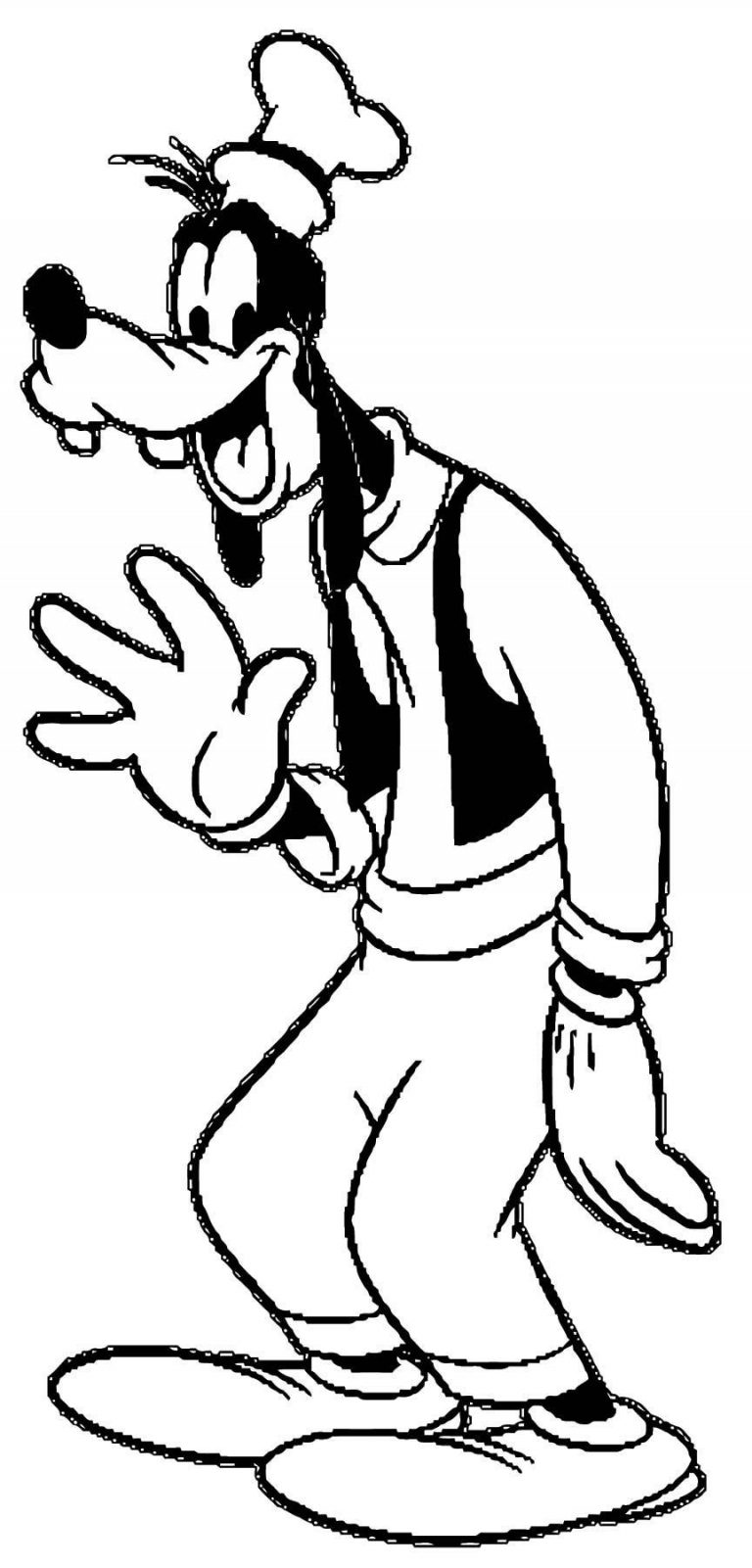 Printable Goofy Coloring Pages