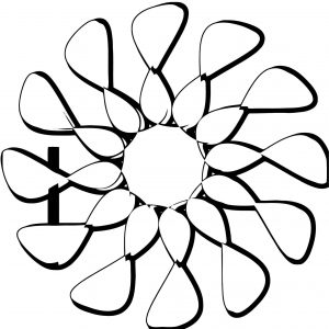 Icona Flower Coloring Page