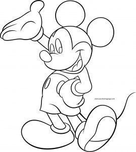 Mickey Big Size This Coloring Page