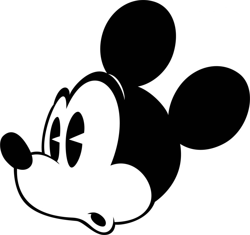 Old Mickey Mouse Face Shock Coloring Page - Wecoloringpage.com