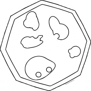 Pizza 2 Coloring Page