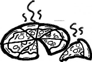 Pizza Coloring Page WeColoringPage 34