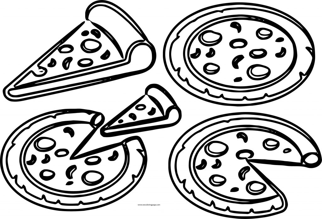 Pizza Coloring Page WeColoringPage 40 - Wecoloringpage.com