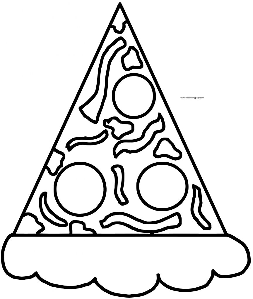 Шаблон пиццы для печати