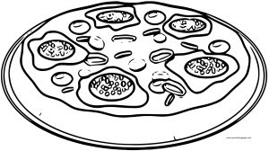 Pizza Epiphany Coloring Page