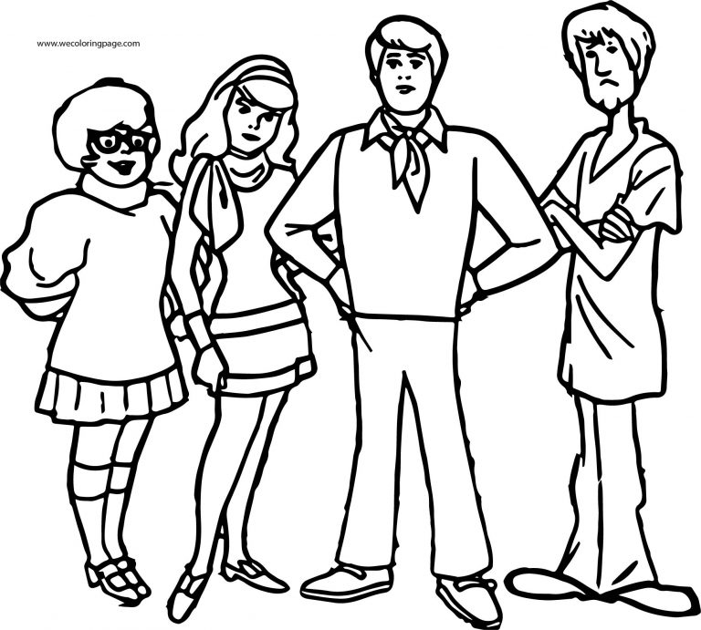 Frozen Image Frozen Scooby Doo Coloring Page | Wecoloringpage.com