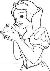 Snow White Coloring Page 047