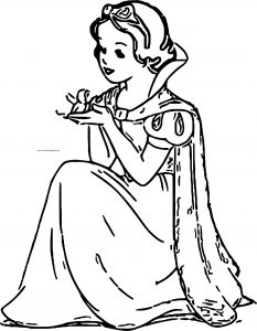 Snow White Coloring Page 048