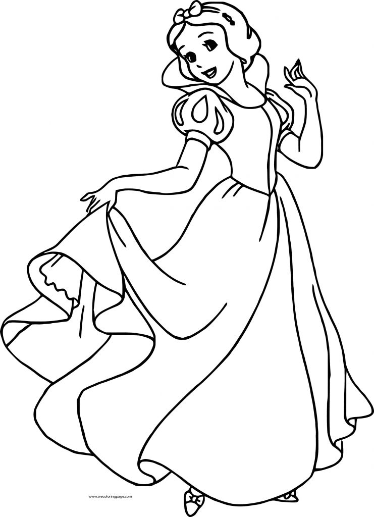 Snow White Coloring Page 060 - Wecoloringpage.com