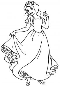 Snow White Coloring Page 085
