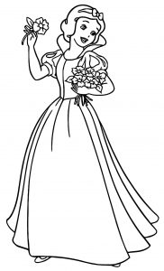Snow White Coloring Page 087
