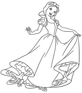 Snow White Coloring Page 091