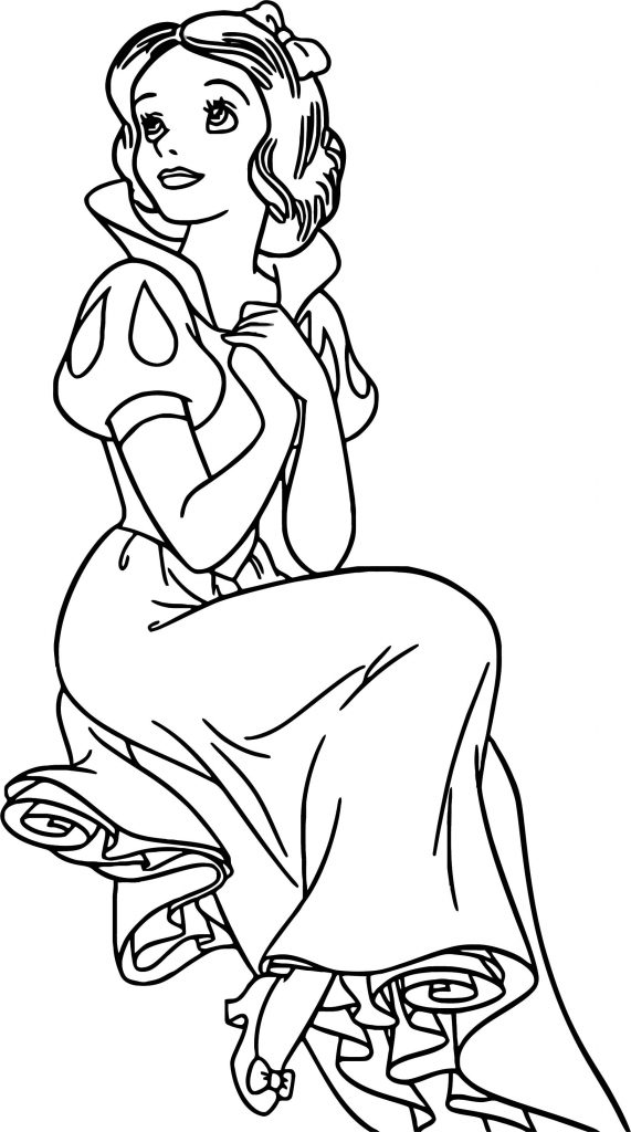 Snow White Coloring Page 094 - Wecoloringpage.com