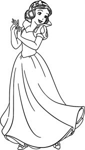 Snow White Coloring Page 098