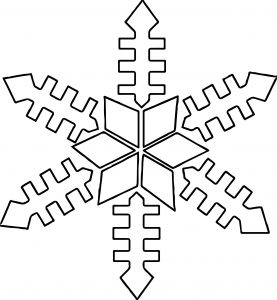 Snowflake Coloring Page WeColoringPage 39