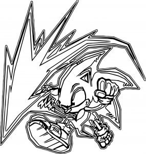 Sonic The Hedgehog Coloring Page WeColoringPage 022