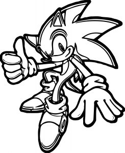 Sonic The Hedgehog Coloring Page WeColoringPage 247