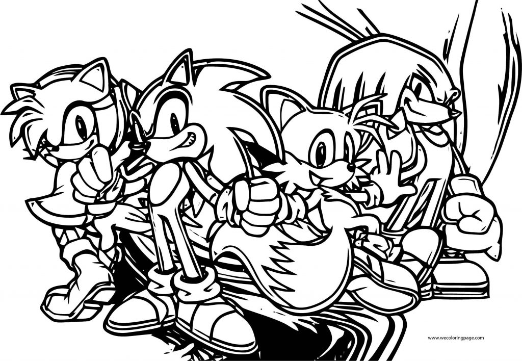 Fat Sonic The Hedgehog Coloring Page | Wecoloringpage.com