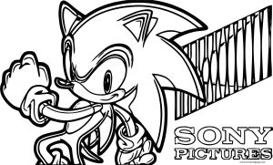 Sony Pictures Sonic The Hedgehog Coloring Page