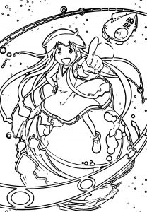 Squid Girl Coloring Page 116