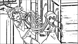 Squid Girl Coloring Page 121